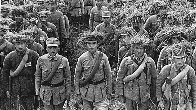 Chinese soldiers during World War II