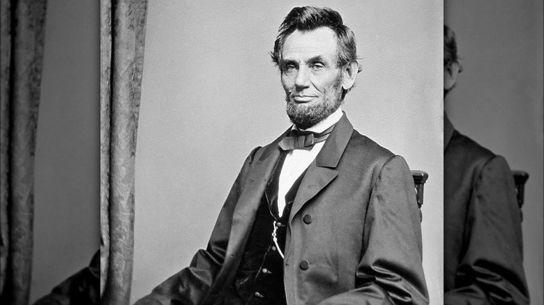 Abraham Lincoln sitting