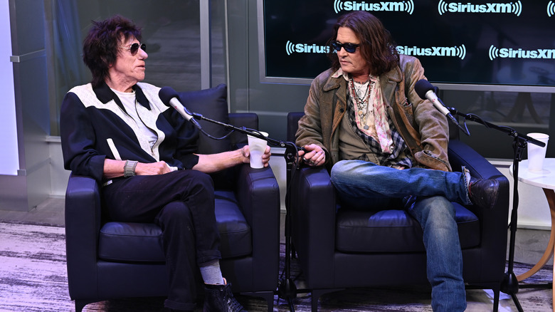 Jeff Beck and Johnny Depp chat