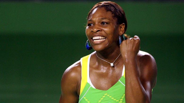 Serena smiles at 2007 Australian Open