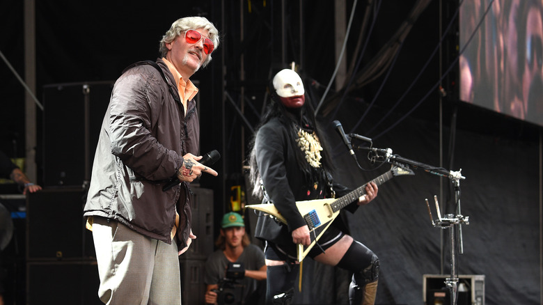 Fred Durst and Wes Borland of Limp Bizkit