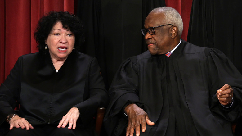 Clarence Thomas Sonia Sotomayor speaking