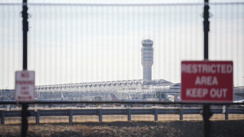 Air traffic control tower at Ronald Reagan Washington National Airport