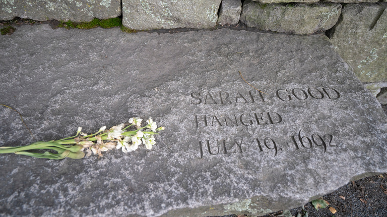 Memorial for Sarah Good, trials victim