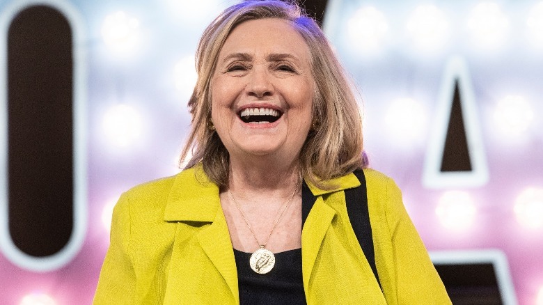 Hillary Clinton smiling