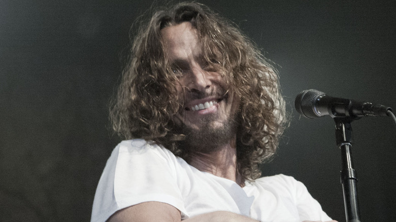 Chris Cornell at mic