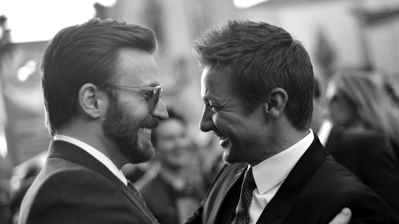 Chris Evans and Jeremy Renner