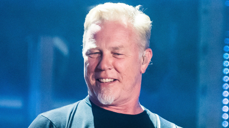 James Hetfield smiling