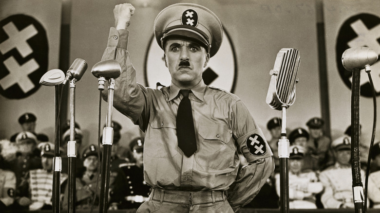 Charlie Chaplin in The Great Dictator