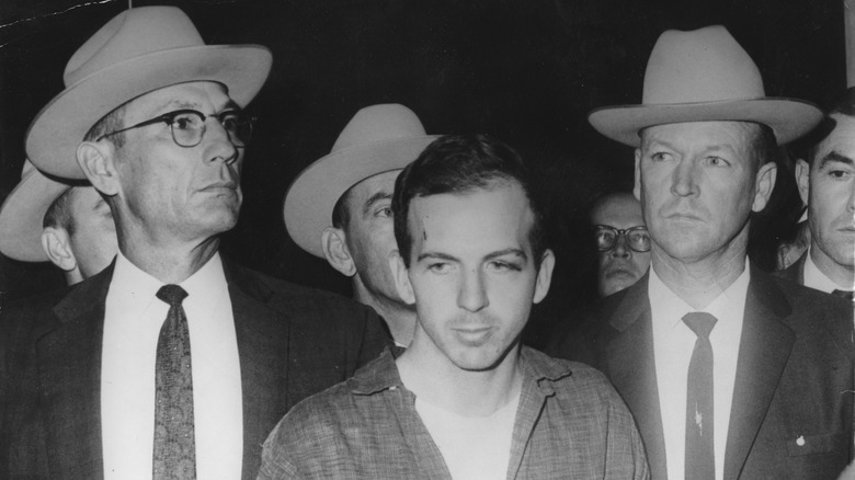 Lee Harvey Oswald after his arrest