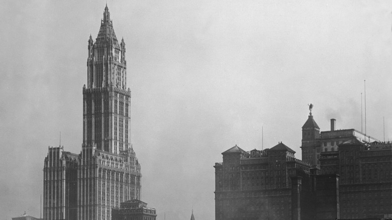 The Woolworth Building, completed in 1913