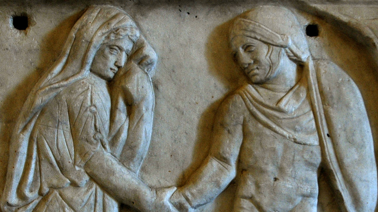 Ancient Roman couple