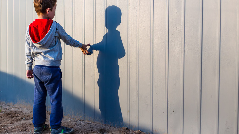 boy and shadow