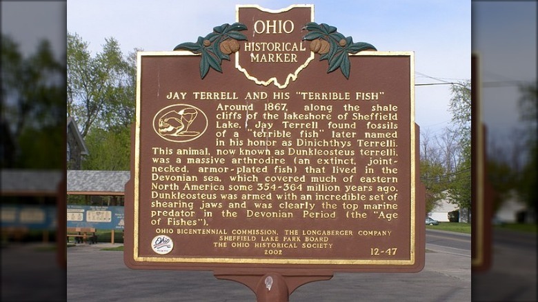 Historical marker for Jay Terrell