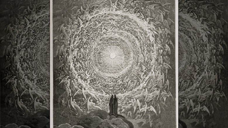 Dante-inspired heaven artwork