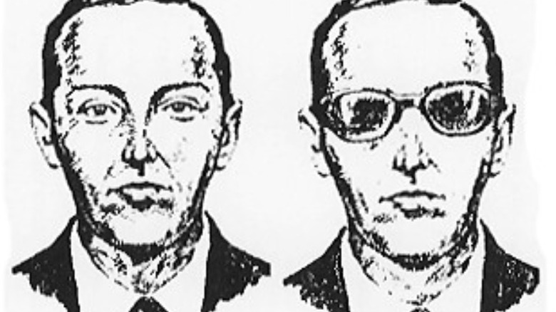 Police sketch of D.B. Cooper