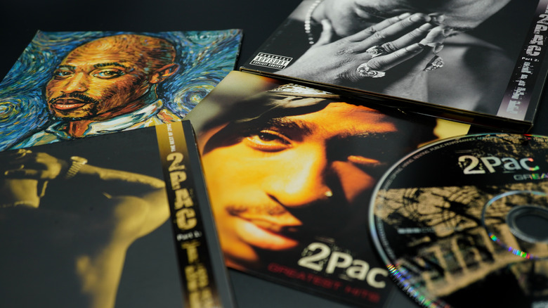 cd and album covers from tupac shakur