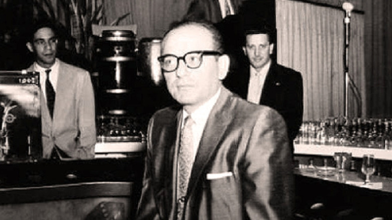 Santo Trafficante Jr. sitting