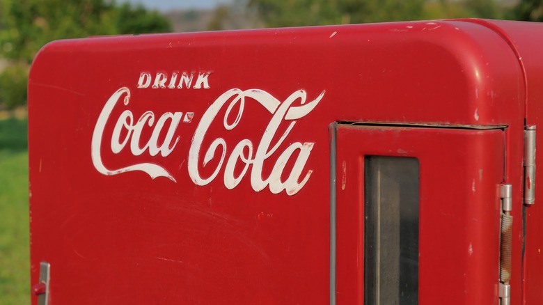 Vintage Coca Cola vending machine