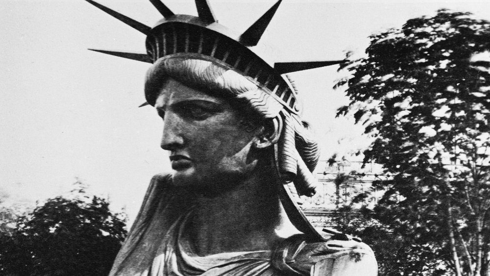 Statue of Liberty's upper half