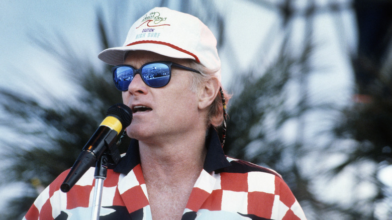 Mike Love performing with The Beach Boys on stage