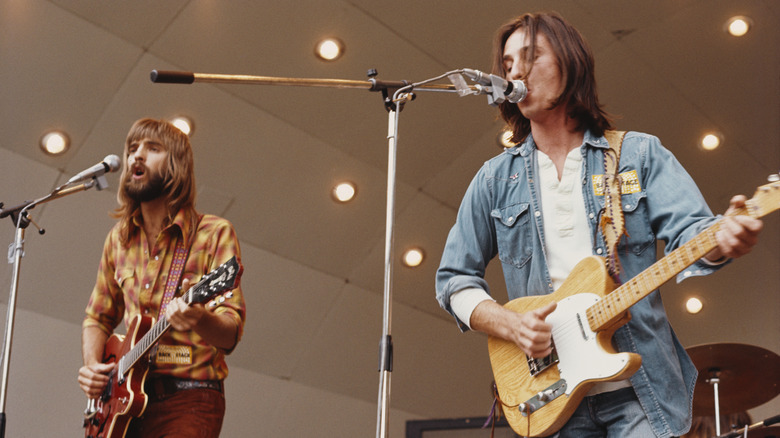 Loggins & Messina performing on stage