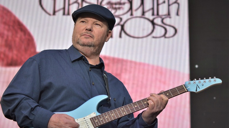 Christopher Cross performing on stage