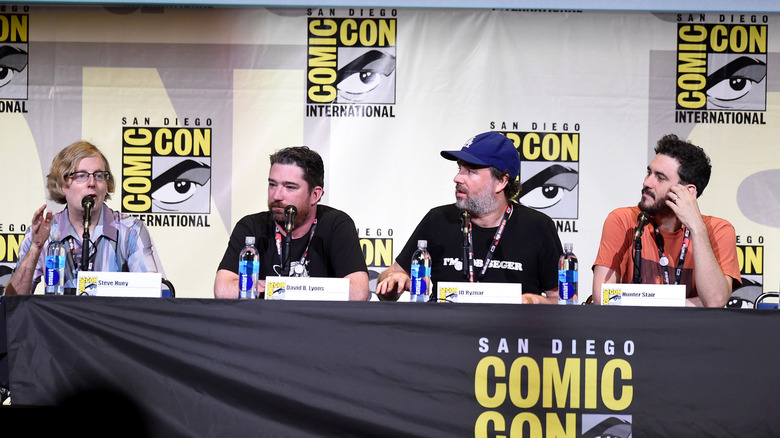 J.D. Ryznar, David B. Lyons, Hunter D. Stair, and Steve Huey at Comic Con