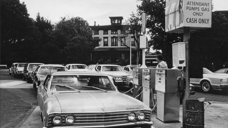 Old gas pump photo