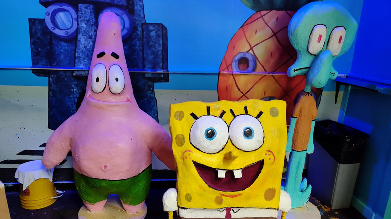 Patrick, SpongeBob, and Squidward