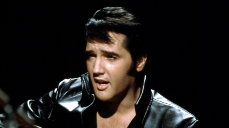 Elvis Presley singing