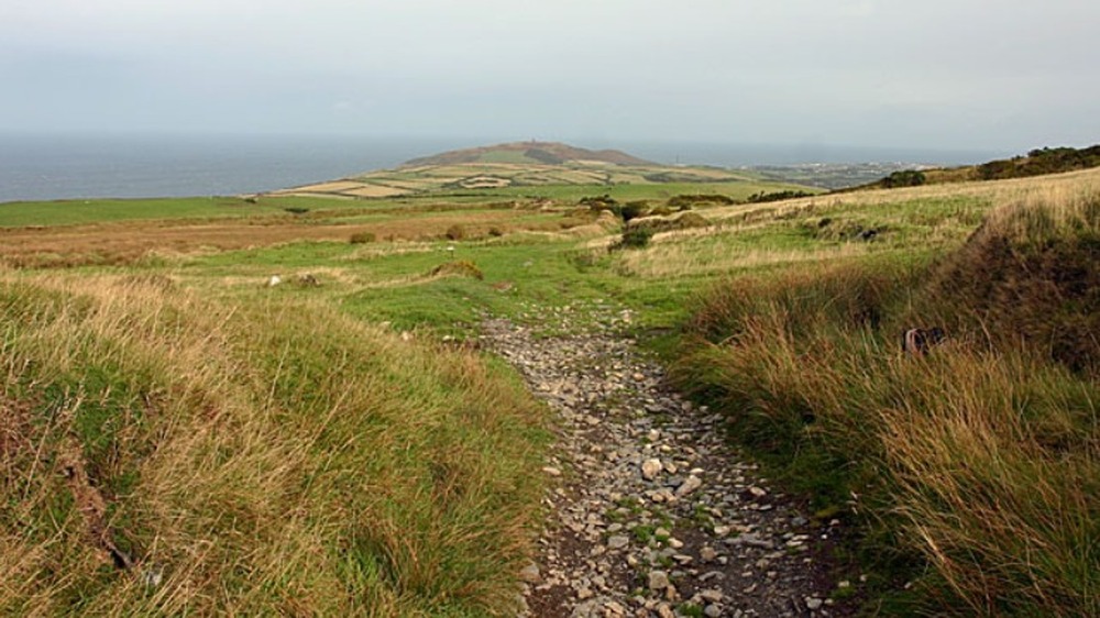 cleared area where Doarlish Cashen used to stand