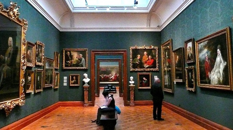 Inside the National Portrait Gallery 