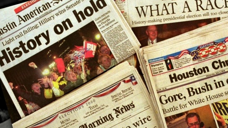 Election headlines 2000