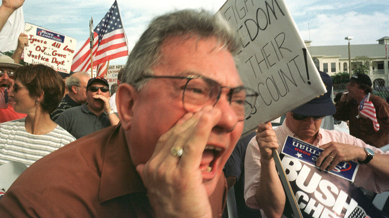 Bush protester