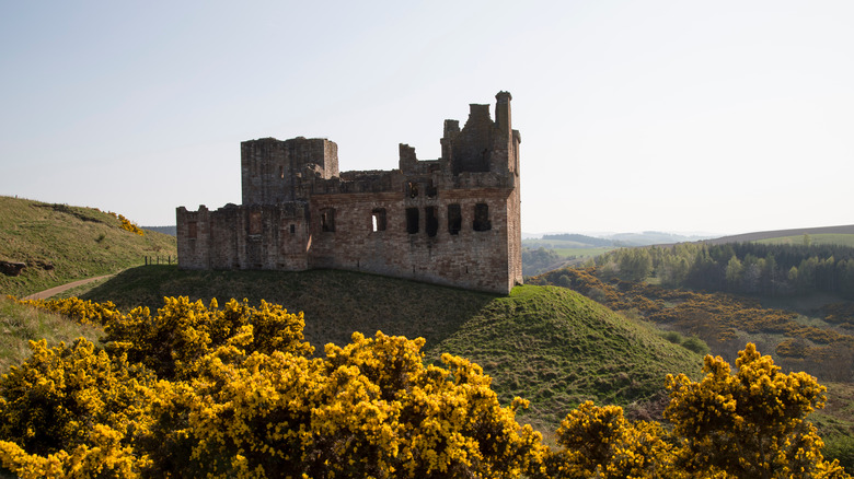 Crichton Castle in Midlothian, Scotland