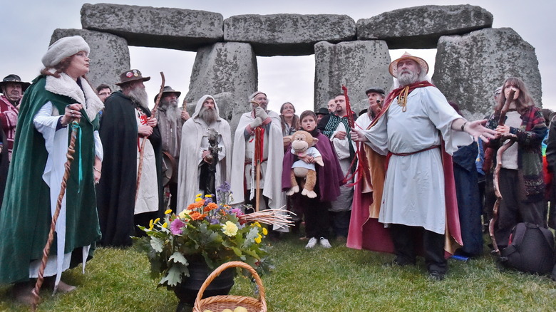 Druids at Stonehenge