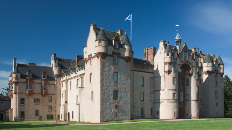 Fyvie Castle side view