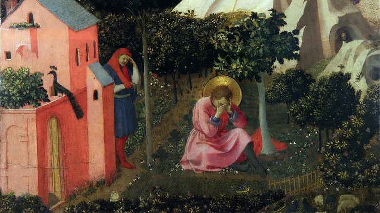 the painting, the conversion of st augustine