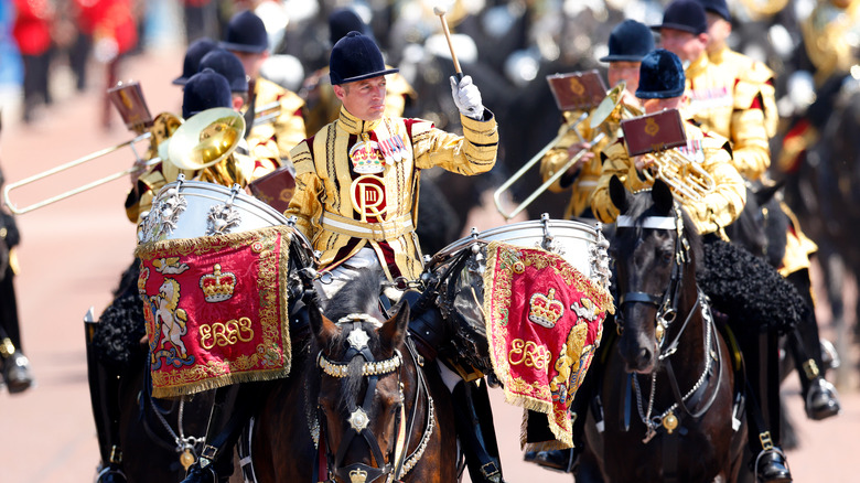 Mounted band during Trooping the Colour