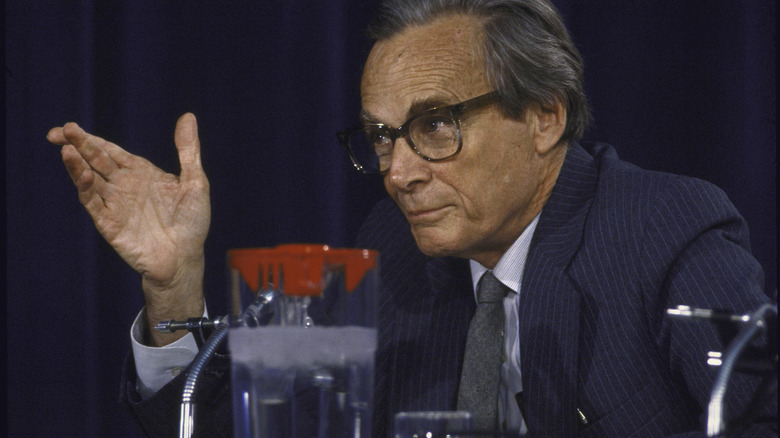 Richard Feynman testfying at the Challenger hearing