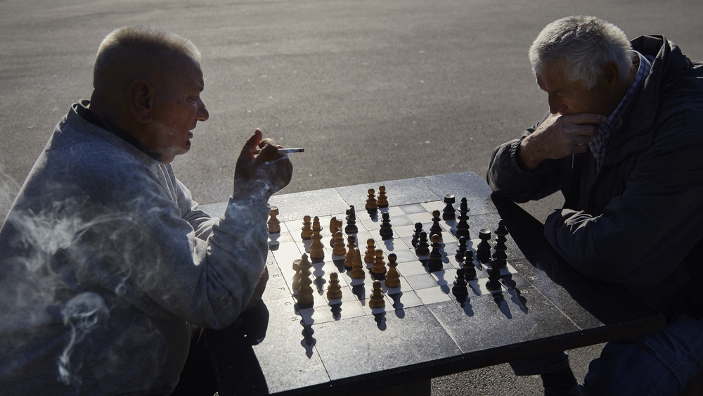 Old men playing chess