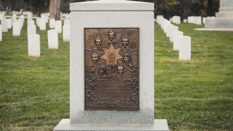 Challenger crew Arlington memorial