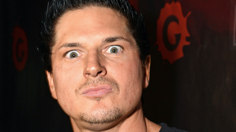 Zak Bagans posing with eyes wide open