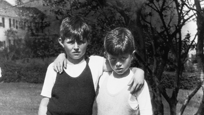 Joe Jr. and John F. Kennedy as children