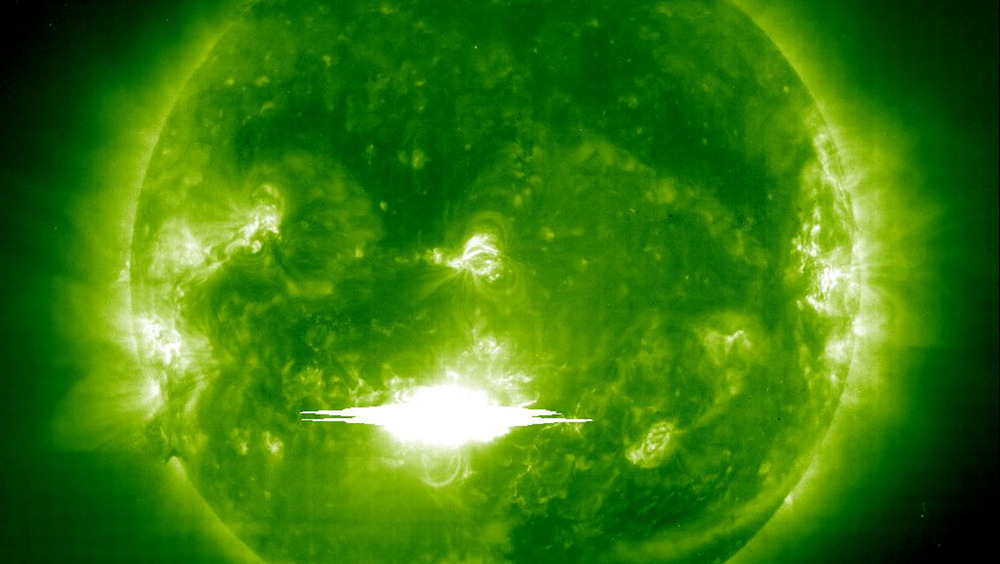 Solar storm on the Sun