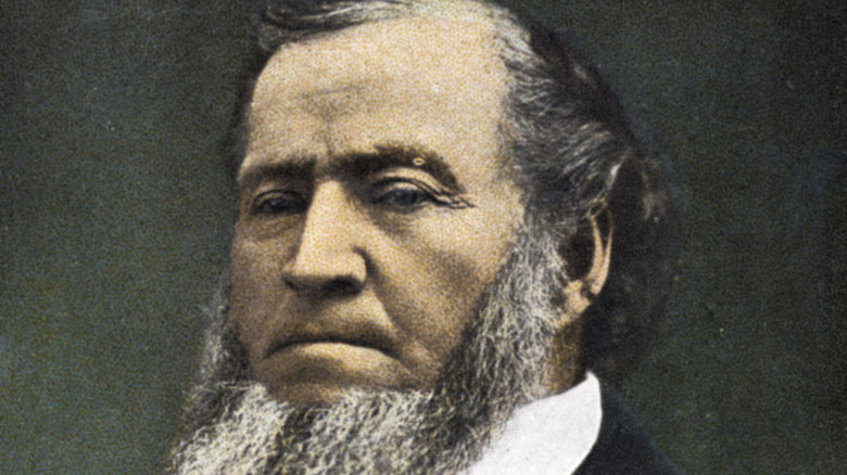 Brigham Young with beard an no mustache