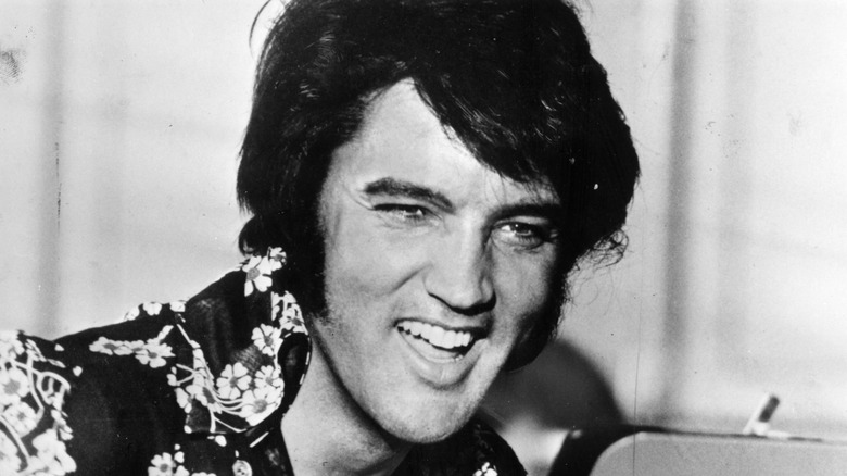 Elvis Presley smiling