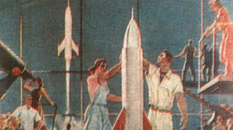soviet propoganda stamp 1970 space program
