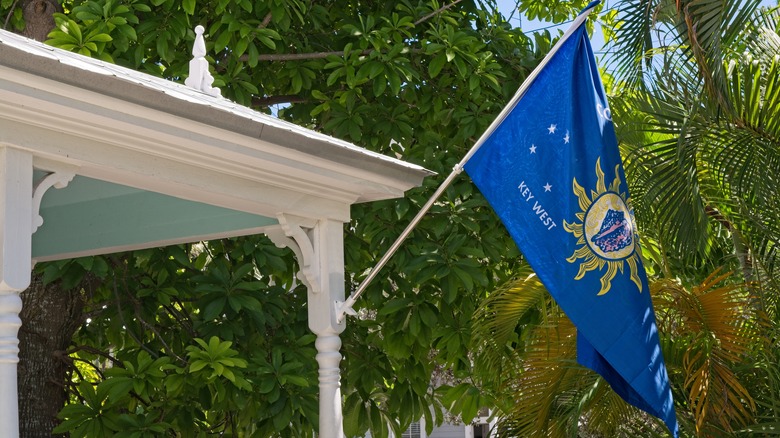 a conch republic flag